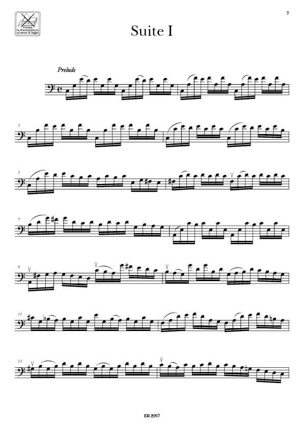 6 Suites Per Violoncello Solo Bwv 1007 - 1012